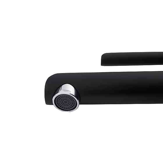 Змішувач для раковини Kroner KRP Essen - SCH010 чорний/хром Київ