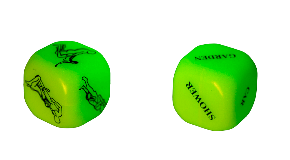 Неонові кубики Sex Dice Kamasutra, 2 шт. Sex Aura Київ - фото 5
