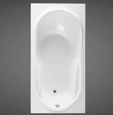 Прямокутна акрилова ванна Rak Ceramics Star (430x1800x900 мм) Біла Київ