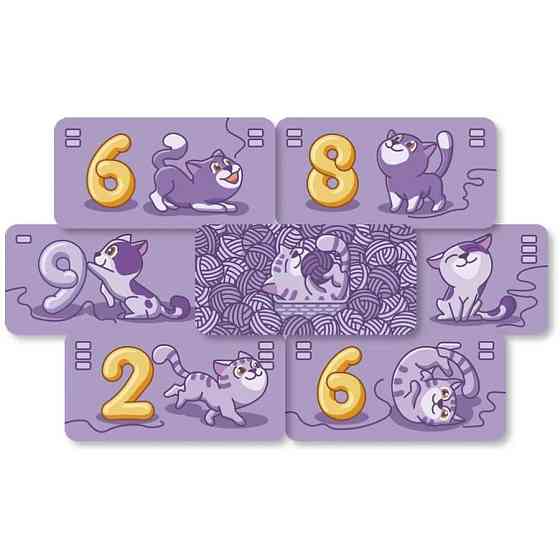 Настільна навчальна гра Муркітливе віднімання 360081, 63 картки Вінниця