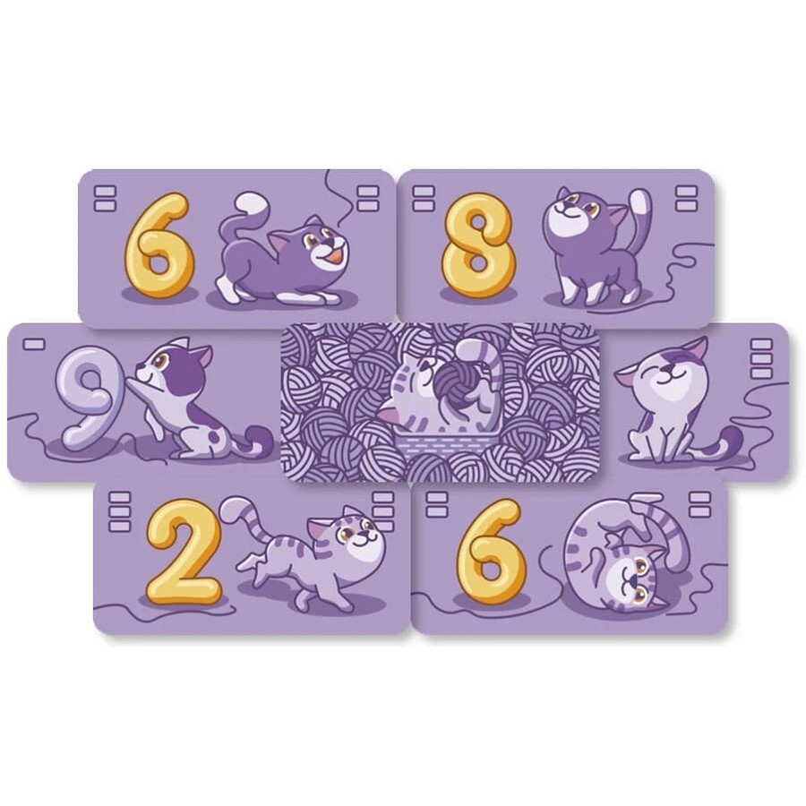 Настольная обучающая игра Мурчащее вычитание 360081, 63 карточки Винница - изображение 3