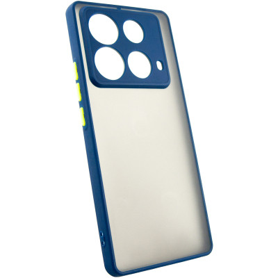 Чохол до мобільного телефона Dengos Matte Infinix Note 40 (Blue) (DG-TPU-MATT-154) Вінниця - фото 2