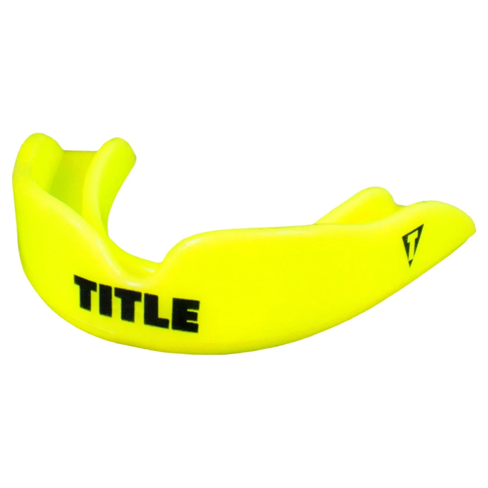 Капа TITLE Boxing Super Shield X2 доросла (вік 11+) Yellow Каменское - изображение 1