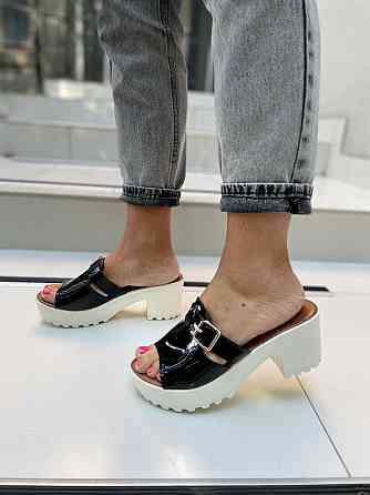 Seastar Шльопанці жіночі SEASTAR GG02 чорні (літо, еко-лак) (2582) 38р.39р.40р. Коломыя