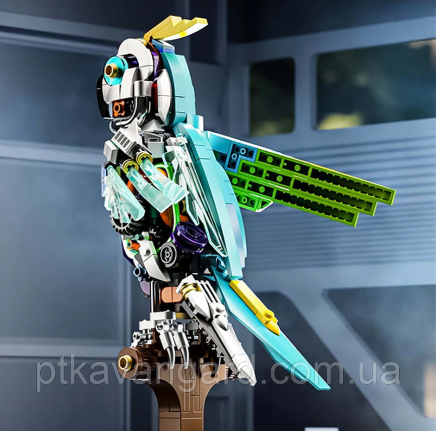 Конструктор механічний папуга двосторонній 688 деталей 13052 Хмельницький - фото 8