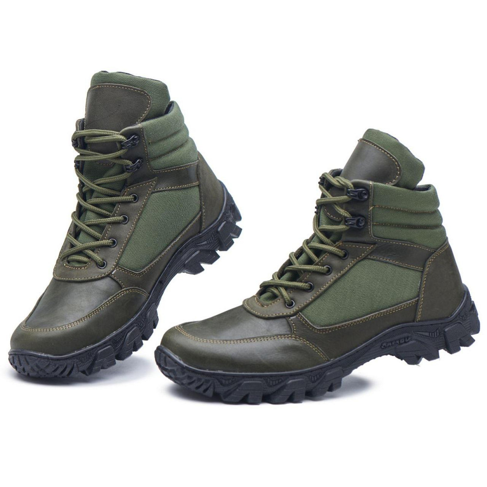 Тактичні черевики, шкіряні, кордура. Тривалі,ЗСУ. 37 (24) Харків - фото 3