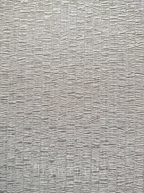 Шпалери метрові вінілові на флізелін AdaWall Beta метрові однотонні під тканину під льон білий з сірим Київ - фото 2