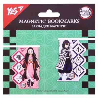 Закладки для книг Yes магнітні Demon Slayer Nezuko 2шт (708279) Вінниця