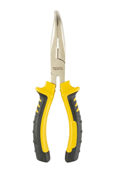 MASTERTOOL Щипці вигнуті MASTERTOOL 180 мм С55/HRC 45~50 23-3180 Коломия - фото 8