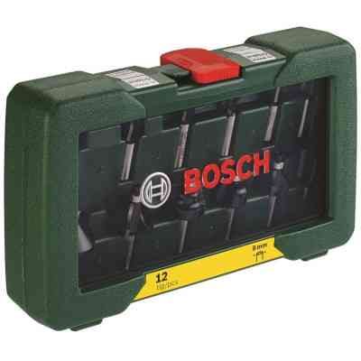 Набор фрез Bosch Expert for Wood 8мм, 12шт (2.607.019.466) Винница