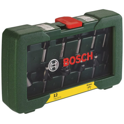 Набір фрез Bosch Expert for Wood 8мм, 12шт (2.607.019.466) Вінниця - фото 2