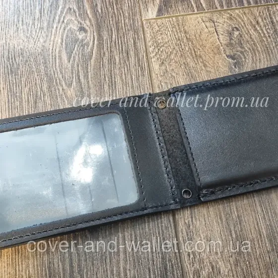 Обкладинка на посвідчення "Національна гвардія Україна" під жетон із відділенням для карток (на картку) Київ