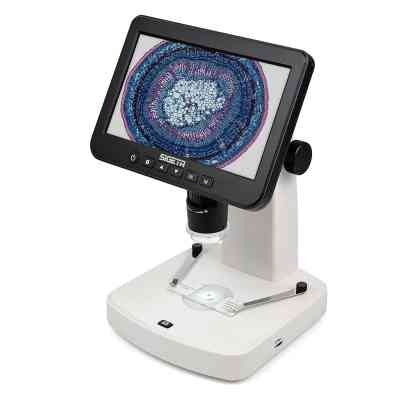 Микроскоп Sigeta Цифровий Numeric Pro 10x-300x 5 MP 7" LCD (65512) Винница