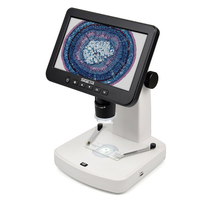 Микроскоп Sigeta Цифровий Numeric Pro 10x-300x 5 MP 7" LCD (65512) Вінниця - фото 1