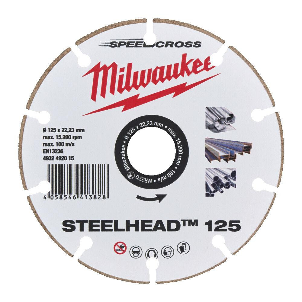 Диск алмазный Speedcross STEELHEAD 125 MILWAUKEE, диаметр 125мм, (металл, нержавейка) Одесса - изображение 2