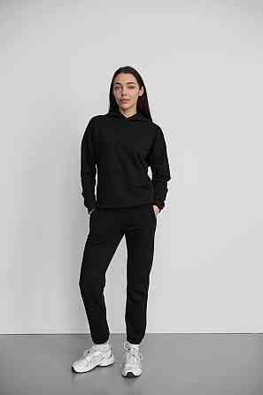 Костюм женский спортивный демисезонный Черный S Харьков