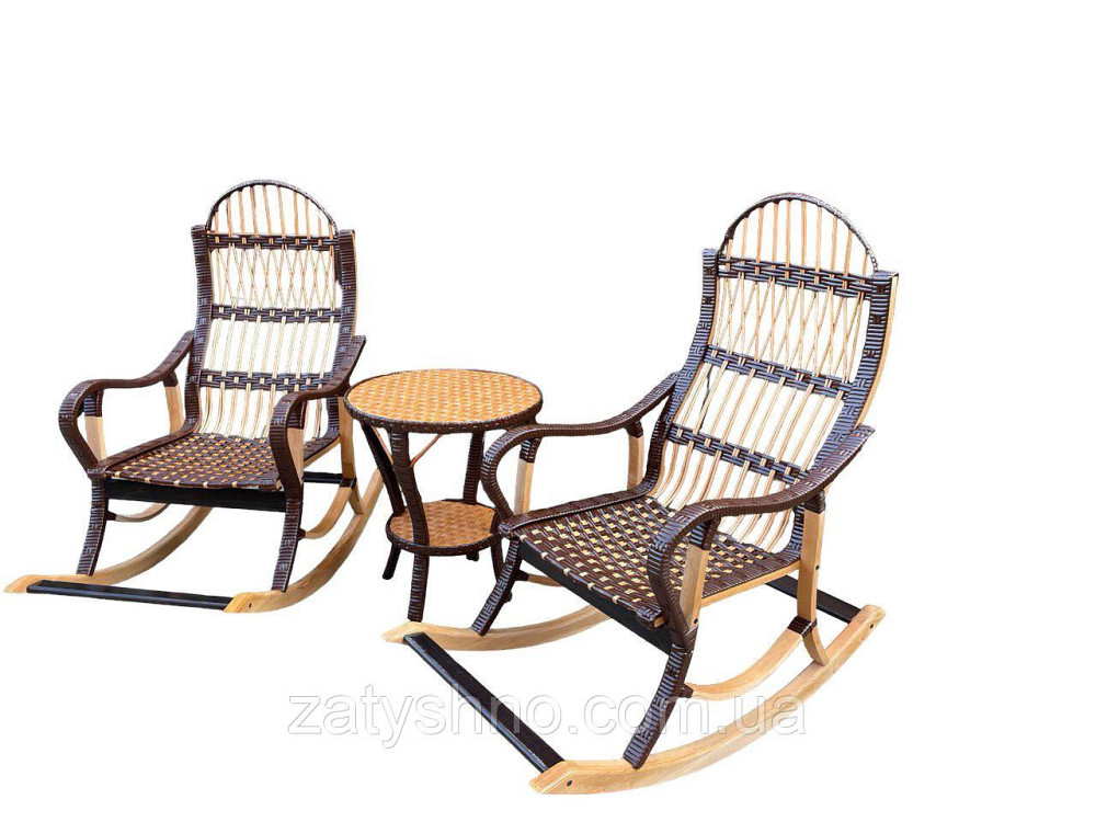 Мебель плетеная из лозы с круглым столом Киев - изображение 4