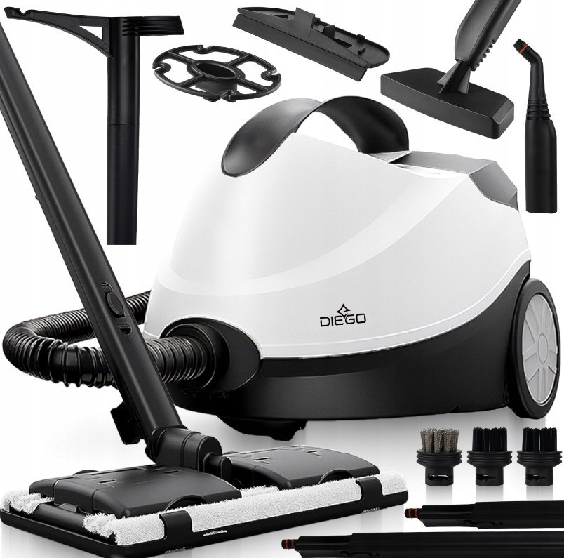 Пароочиститель ручной Diego HDS7000W для дома и мебели 2500Вт Киев - изображение 12