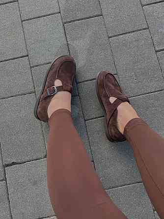 Vanessa Лофери жіночі VANESSA T-304-02 шоколадні (весна-осінь, замша натуральна) (5830) Коломия