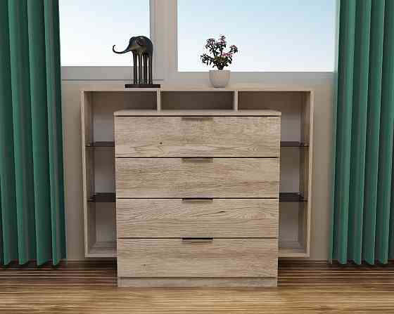 Комод Крістал, Самоа Димчастий, 1200/450/1000 Львів