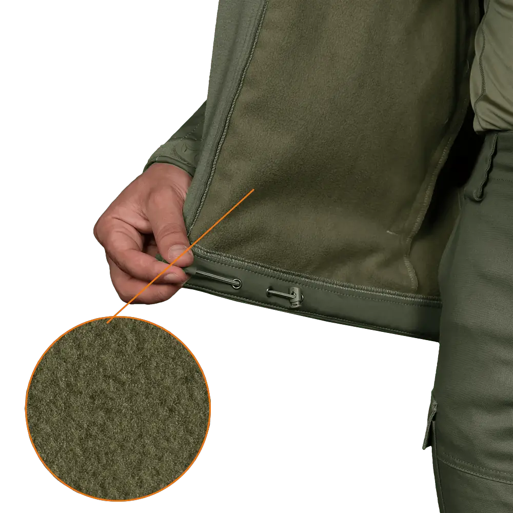 Куртка мужская теплая Stalker SoftShell 7225 (Оливковый) S Киев - изображение 6