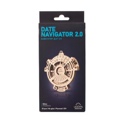 Конструктор Ugears механический 3D Навигатор дат 2.0 (70218) Винница - изображение 3