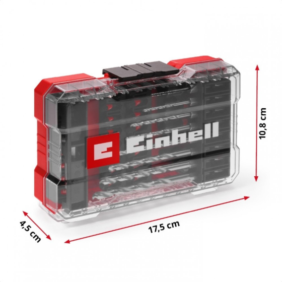 Профессиональный набор ударных бит и сверл по металлу Einhell 39 шт, M-Case (108773) Киев