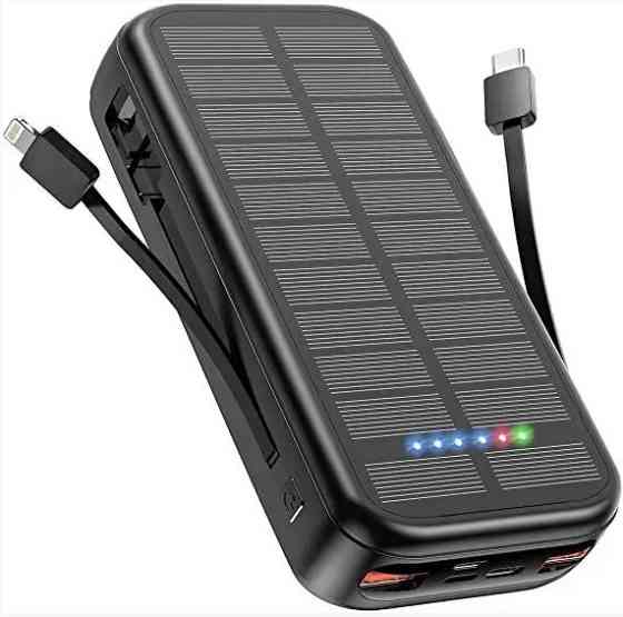 Портативна батарея Power Bank 30000mAh 20W AN-YD03 Сонячний зарядний пристрій Вінниця