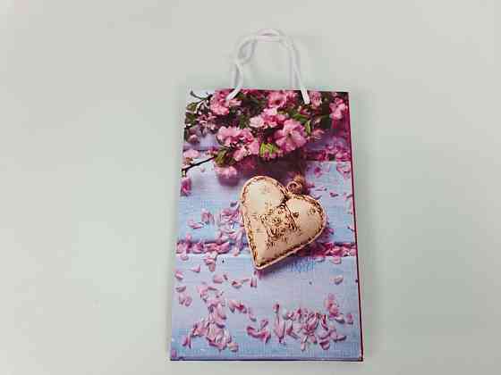 Паперовий пакет подарунковий Середній 17/26/8 (артSV-030) (12 шт.) Харків