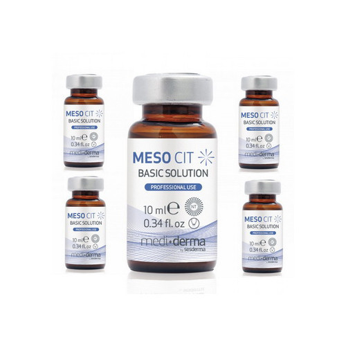 Базова сироватка Meso Cit Basic Solution Medi+derma, 5х10 мл Дніпро - фото 1