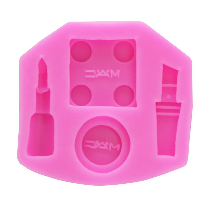 Молд силиконовый Косметика 68 на 63 мм розовый Киев - изображение 6