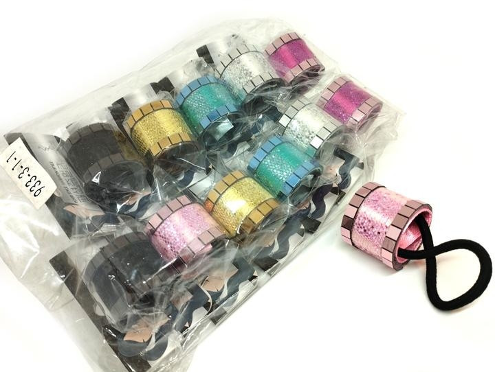 Резинки женские для волос модные 12 шт Киев - изображение 1