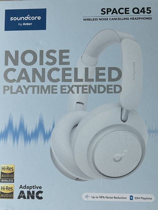 Наушники Anker SoundСore Space Q45 White (A3040G21) Харьков - изображение 7
