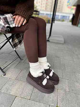 No brend Угги жіночі No brend 720-6 коричневі (зима, замша натуральна) (6041) Коломия