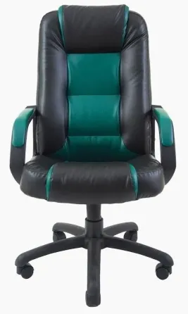 Офісне Крісло Керівника Richman Chelsea Zeus Deluxe Пластік Річ М3 MultiBlock Чорно-зелений Київ