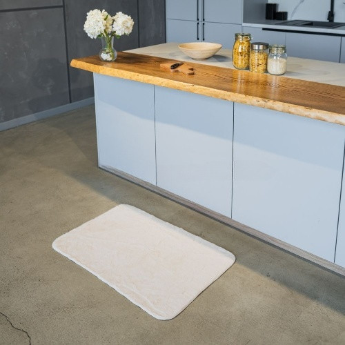 Килимок для підлоги еко-хутро Moonbeam 60*90см айворі Дариана Житомир - изображение 7