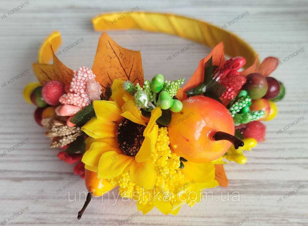 Віночок осінній "Осінь-половинка" Кривий Ріг - фото 5