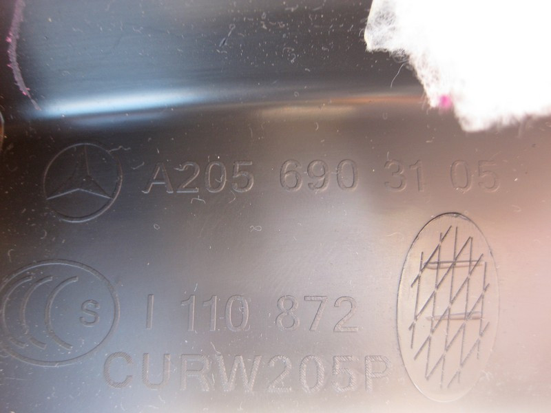 Mercedes-Benz  A2056903105 9051 Обшивка задньої лівої колісної арки чорна C-Class W205 Одесса - изображение 3