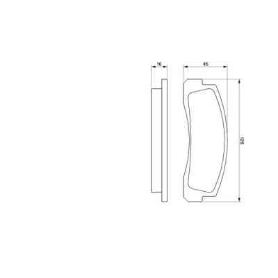 Тормозные колодки Bosch 0 986 466 601 Винница