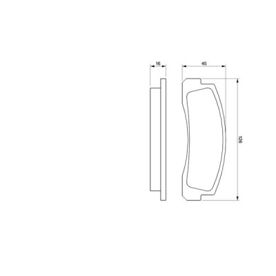 Тормозные колодки Bosch 0 986 466 601 Винница - изображение 6