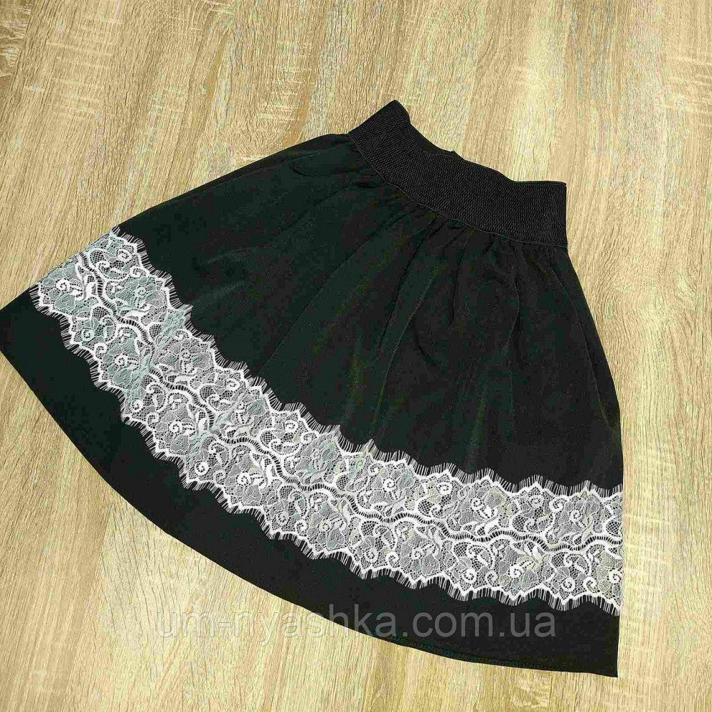 Подростковая школьная юбка кружево шантилье р.140 Кривой Рог - изображение 1