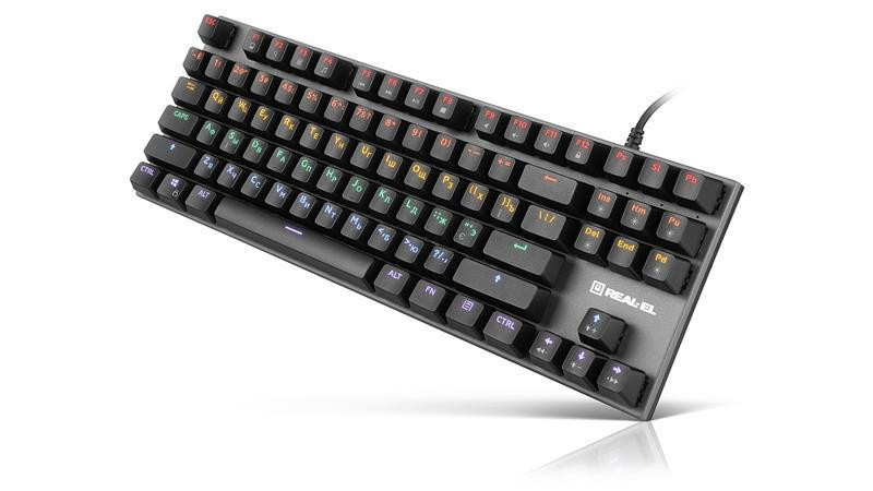 Клавіатура REAL-EL M 05 Grey USB Сірий Харків - фото 7