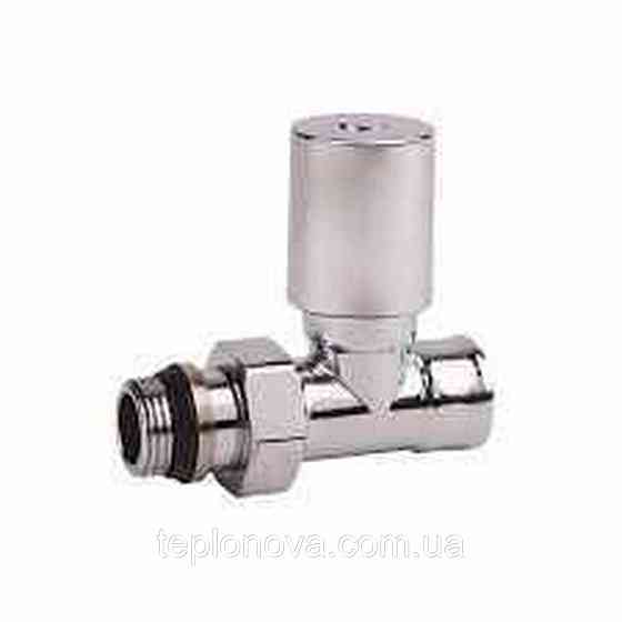 Кран вентильний прямий з американкою SOLOMON 1/2" CHROM 1875 з ущільнювачем Чернівці