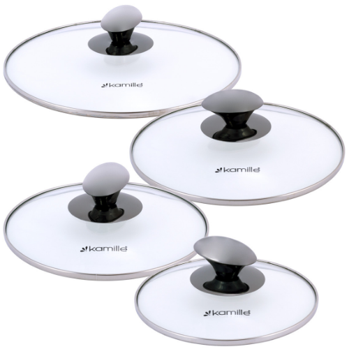 Набір каструль 8 предметів (каструлі 1,5/2/3/5л) нержавіюча сталь порожнисті ручки 4927 KAMILLE Житомир - изображение 7