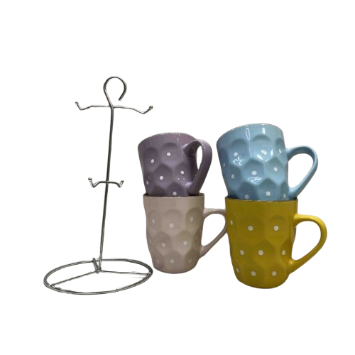 Набір чашок Адель-Грані 4шт 350мл на стійці 021-04-07 S&T
    
            
                Набір чашок Адель-Грані 4шт 350мл на стійці 021-04-07  Житомир - изображение 2