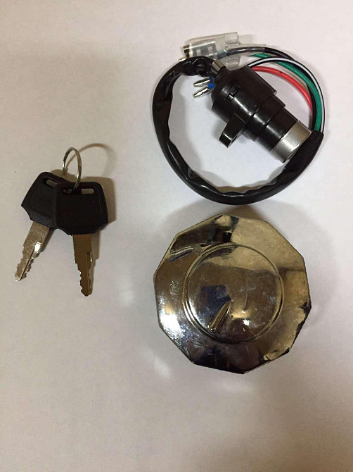 Замок запалювання (комплект) (+кришка бака) Alpha (mod:B) Киев - изображение 1