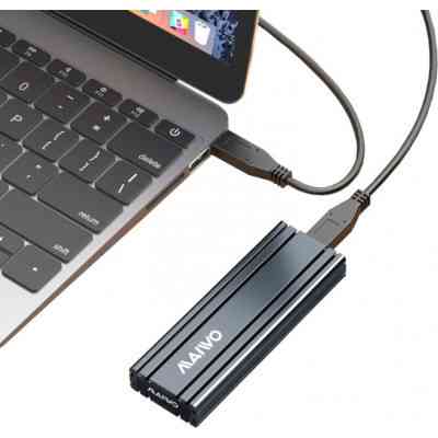 Карман внешний Maiwo M.2 SSD NVMe (PCIe) — USB 3.1 Type-C (K1686P space grey) Винница