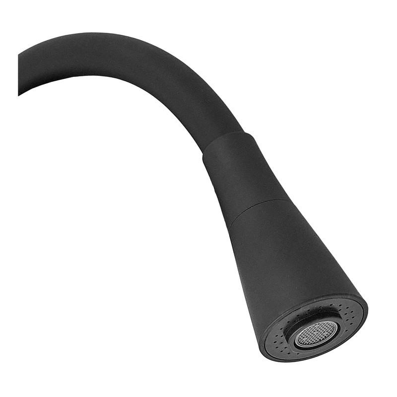Змішувач для кухні з силіконовим виливом Zerix YUT 279 Reflector Black  (ZX598 ( 11578 ) Харьков - изображение 4