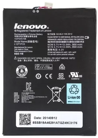 Б/У Акумулятор для планшета Lenovo IdeaTab A3300 / L12T1P33 (3650 мАh) Днепр