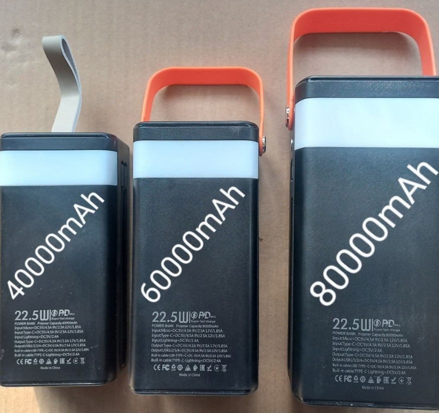 PowerBank 80000mAh 60000mAh 40000mAh | 22.5W • FAST CHARGE | павербанк. Киев - изображение 8